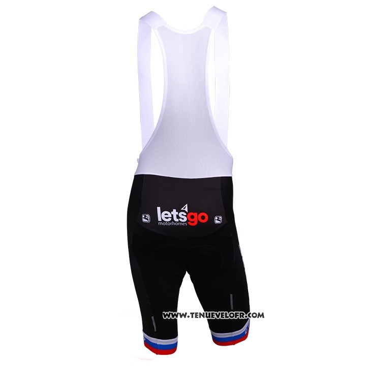 2018 Maillot Ciclismo Mitchelton Scott Champion Russie Manches Courtes et Cuissard